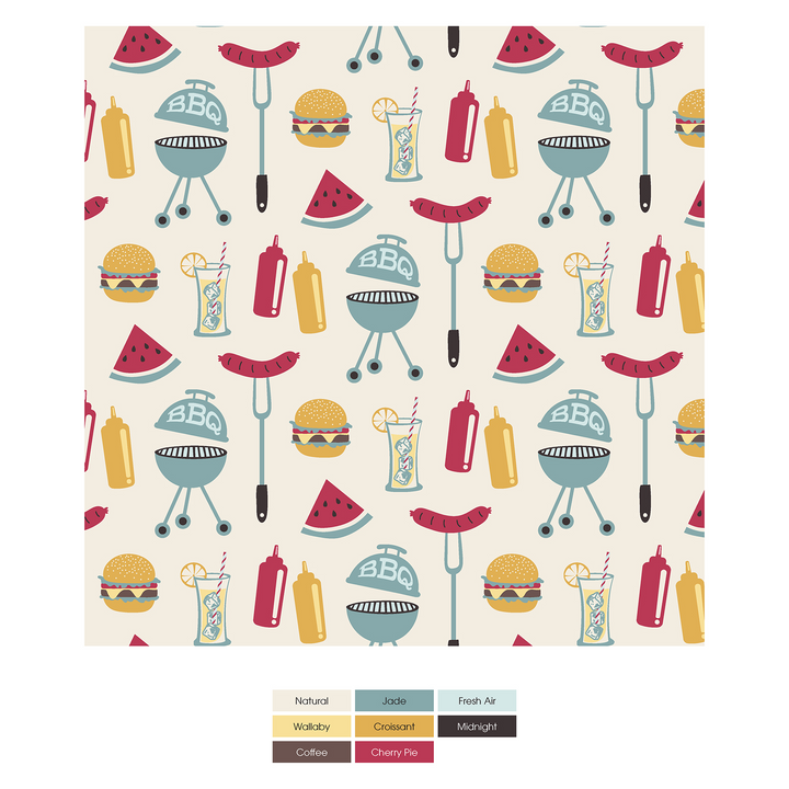 Kickee Pants BBQ swatch