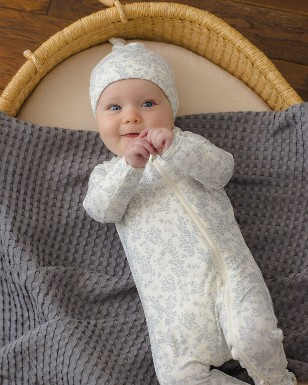 Quincy Mae Bloom Bamboo Footie too
