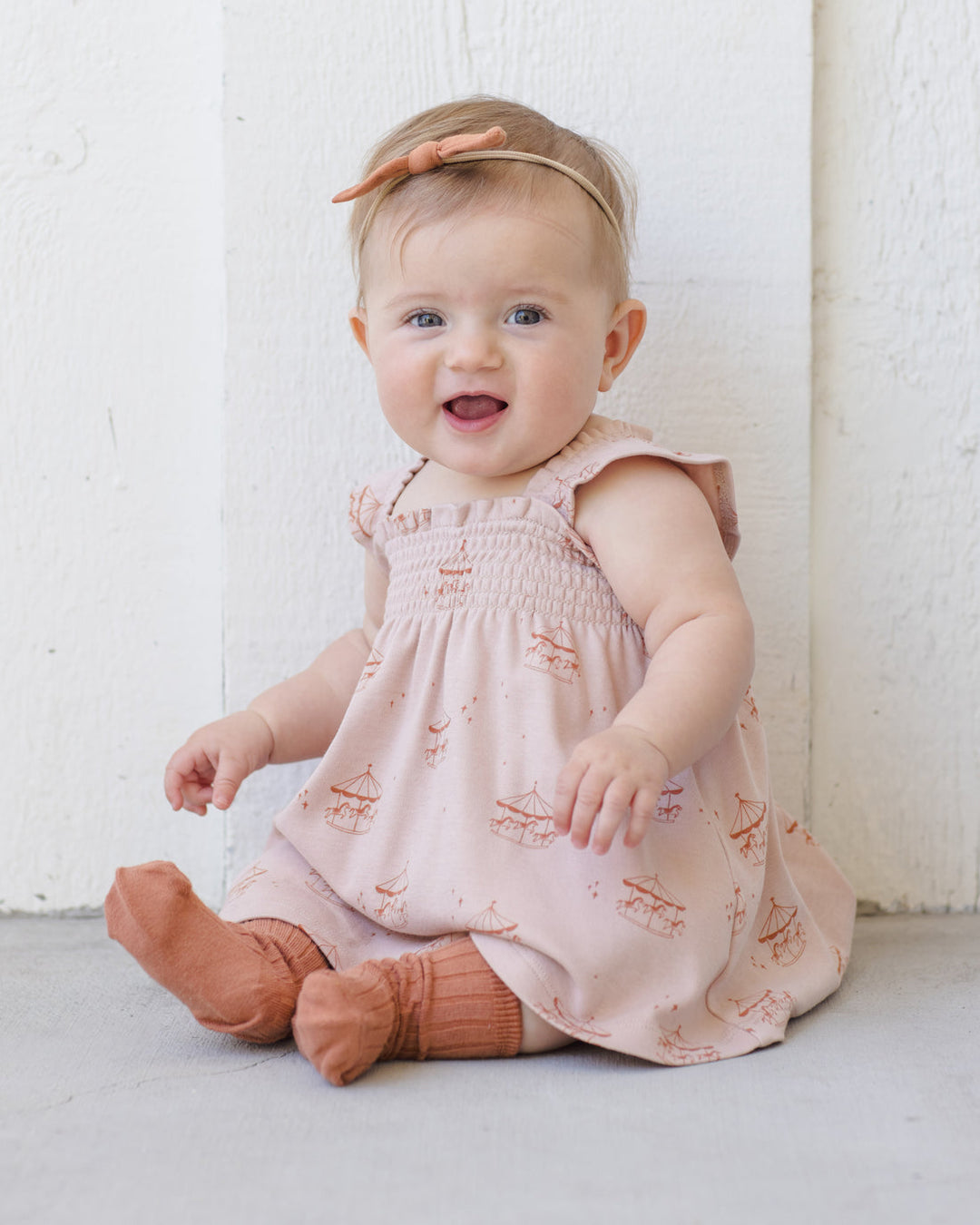 Quincy Mae Carrousel Dress model