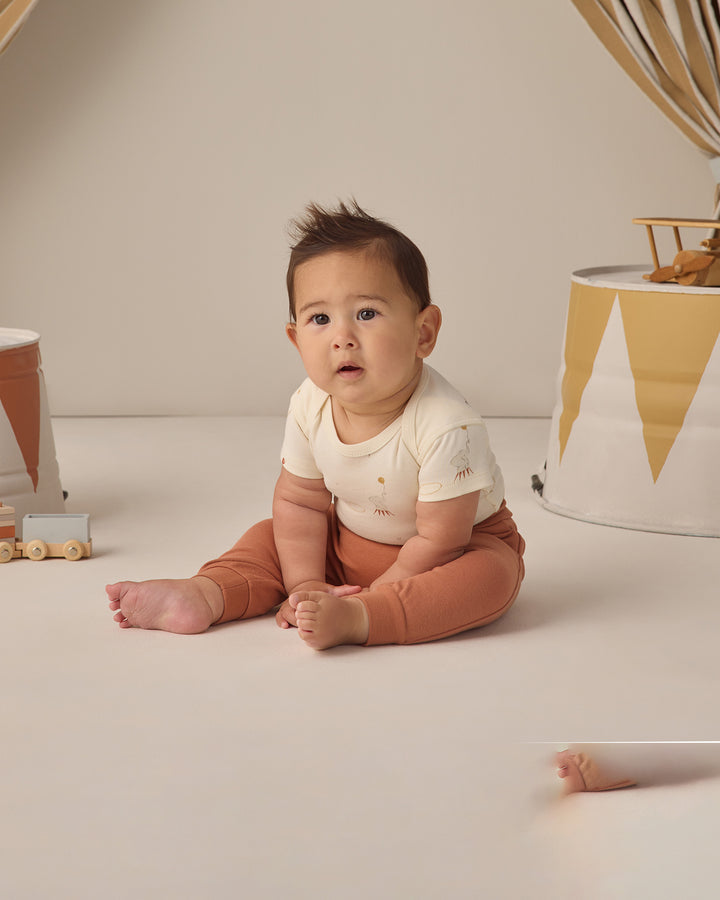 Quincy Mae Carnival Bodysuit model poppy pants