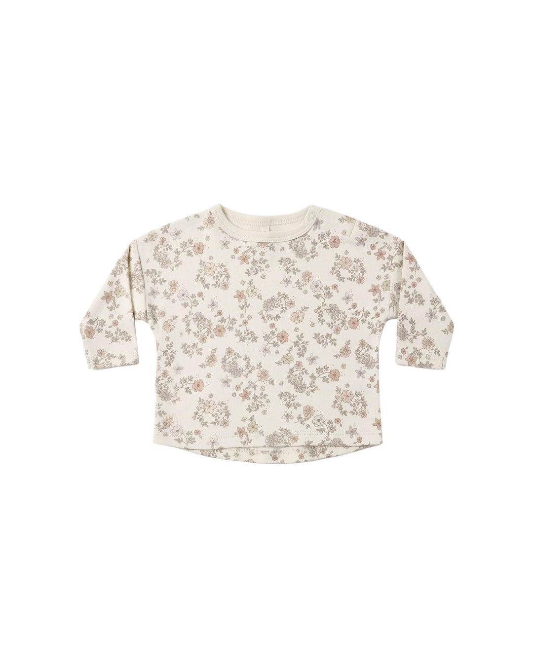 Quincy Mae Floral Vine Long Sleeve Tee