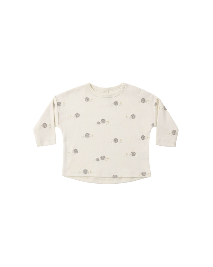 Quincy Mae Hedgehog Long Sleeve Tee