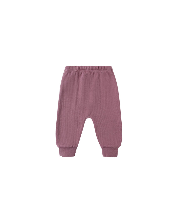 Quincy Mae Mulberry Sweatpants back