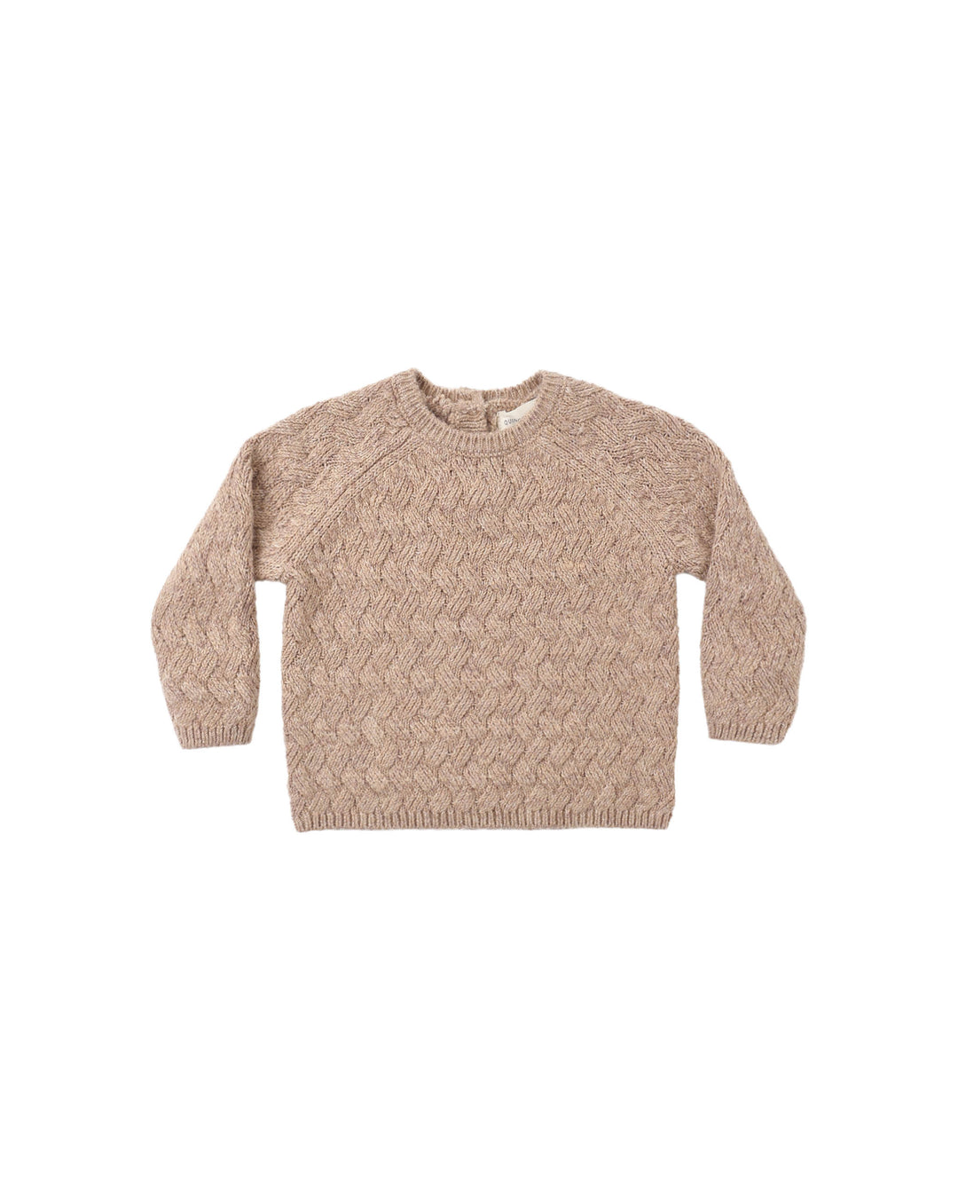 Quincy Mae Heathered Almond Sweater