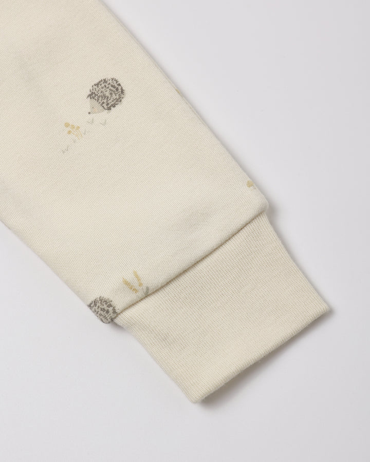 Quincy Mae Hedgehog Zip Sleeper detail