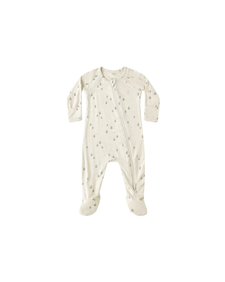 Quincy Mae Trees Bamboo Footie