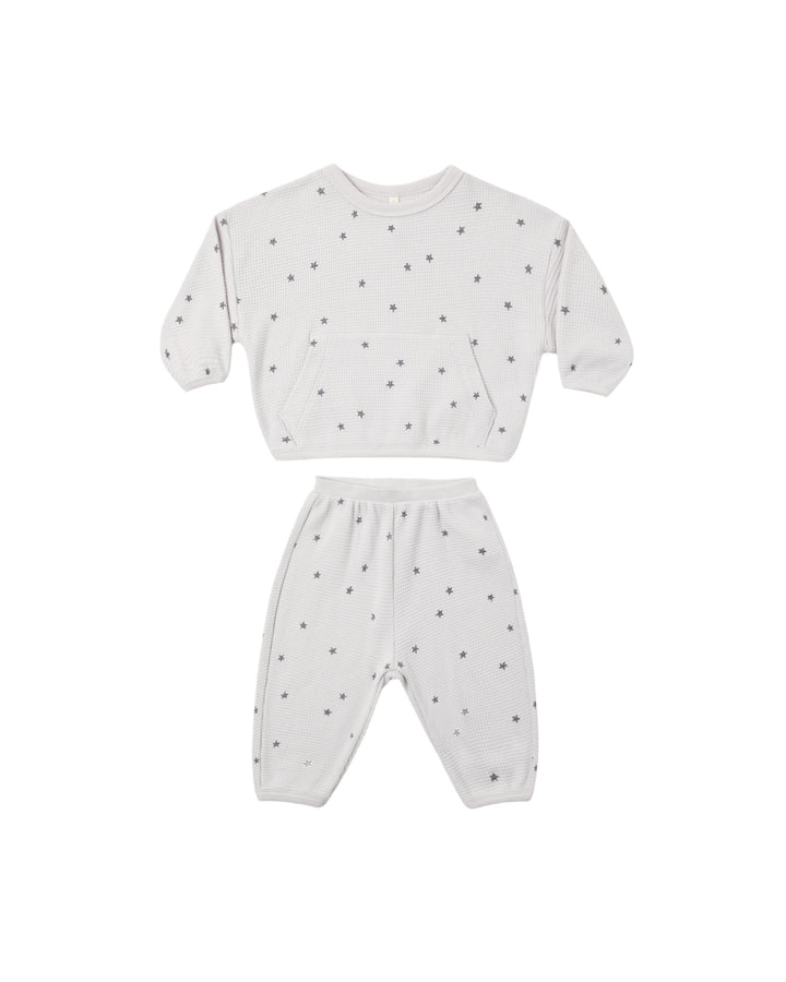 Stars Waffle Slouch Set
