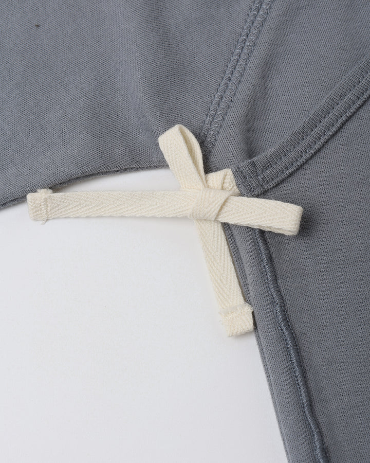Quincy Mae Slate Wrap Top & Pant Set side