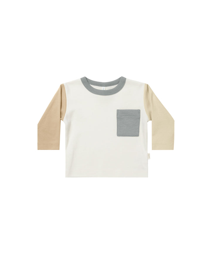 Color Block Pocket Tee