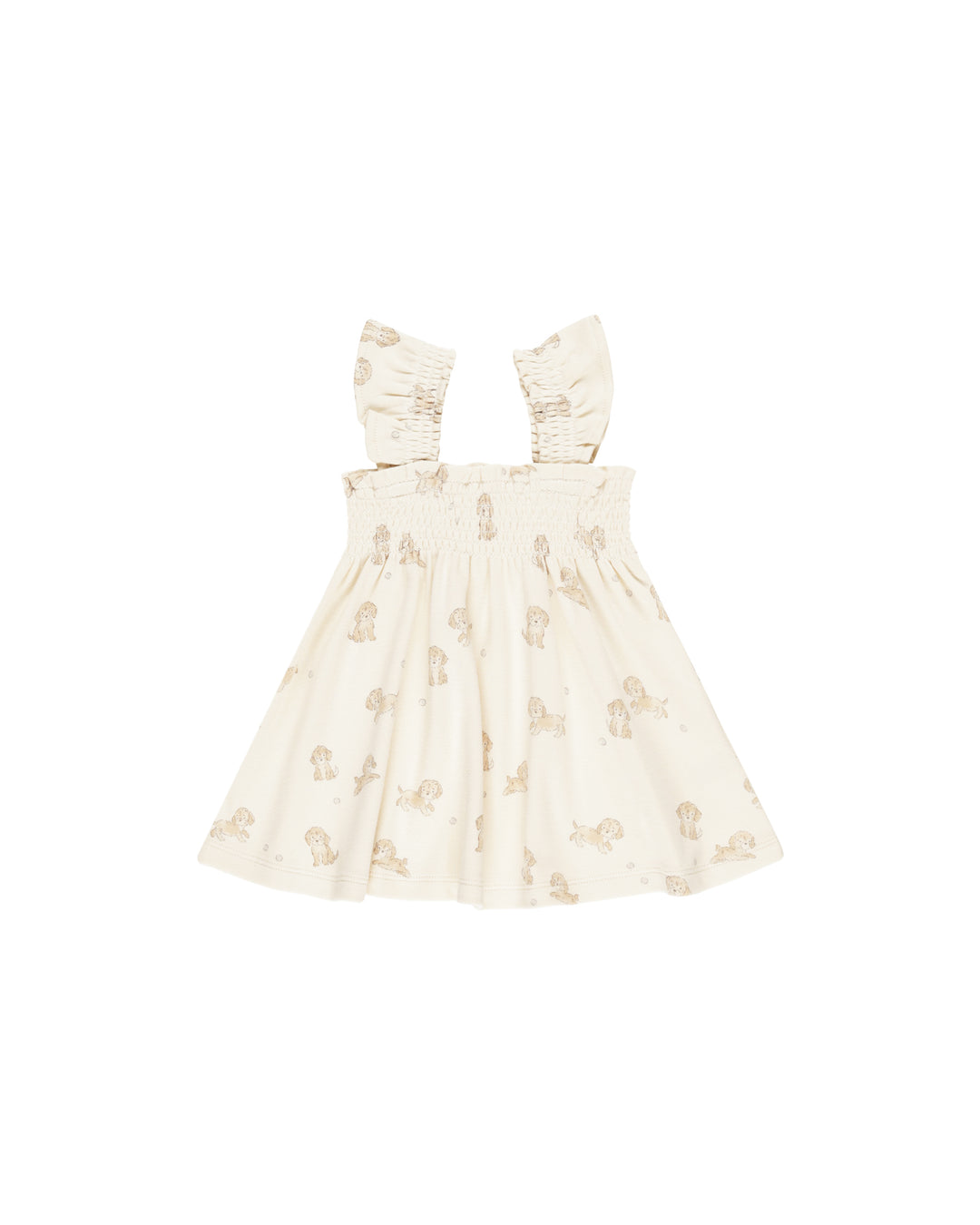 Quincy Mae Puppies Smocked Dress