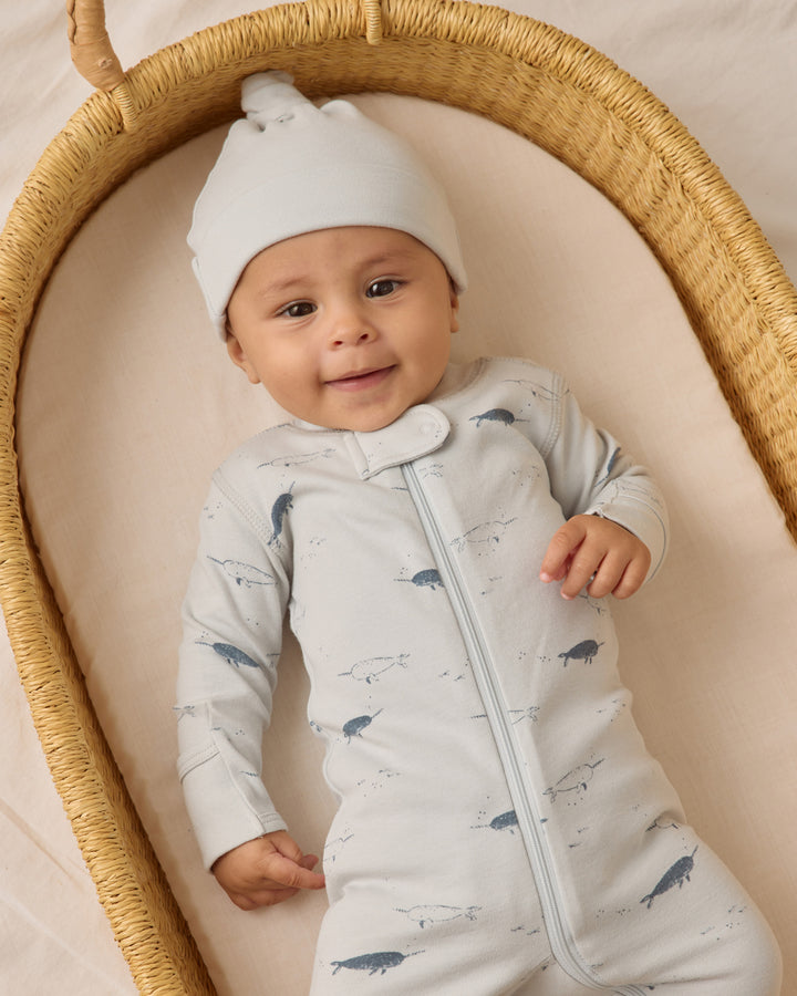 Quincy Mae Narwhals Footie model