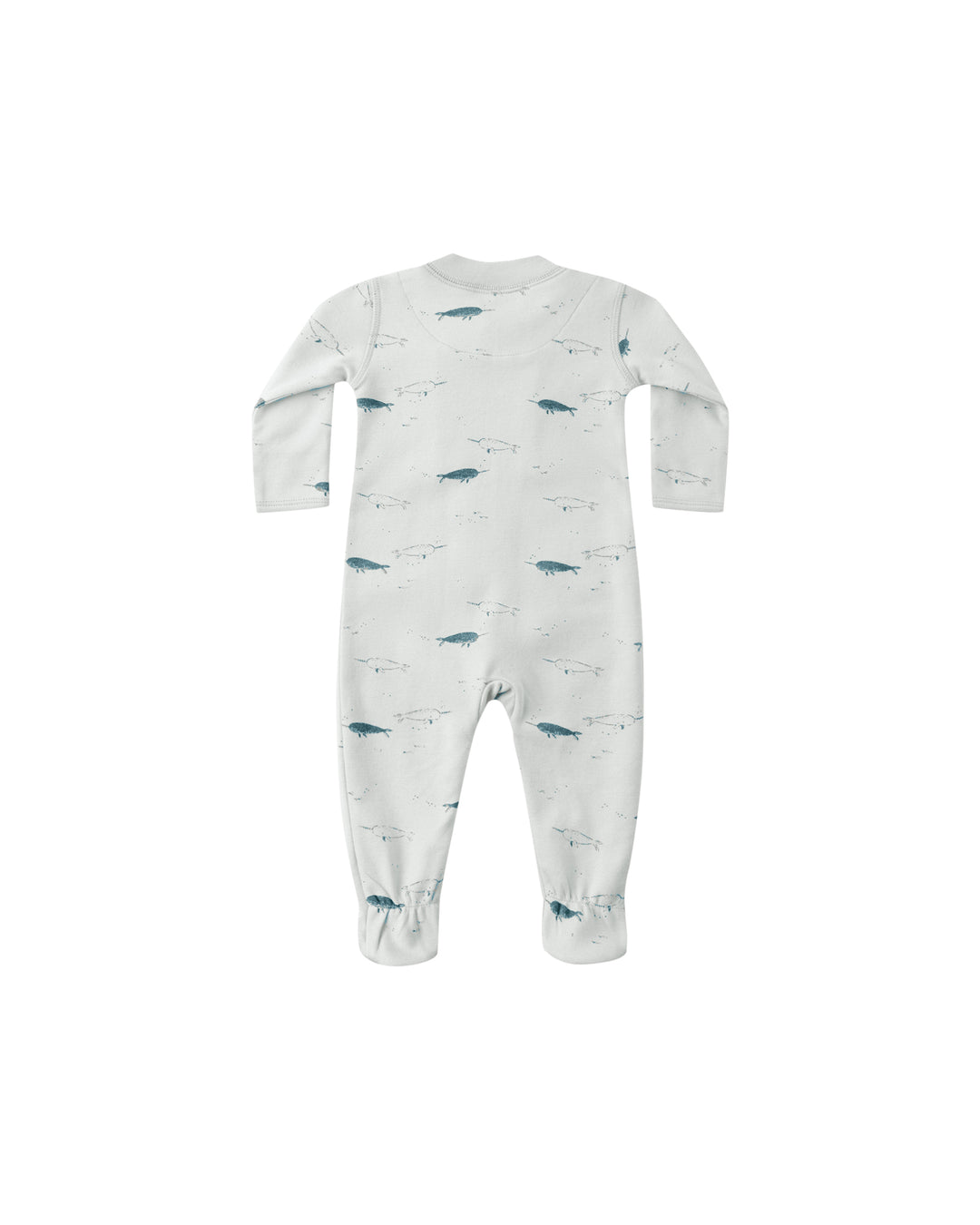 Quincy Mae Narwhals Footie back
