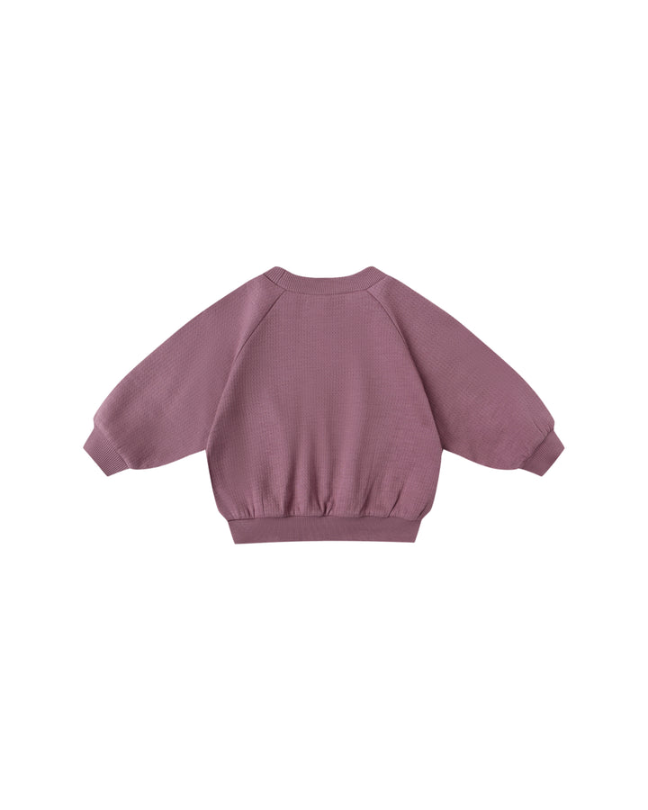 Quincy Mae Mulberry Pocket Sweatshirt back