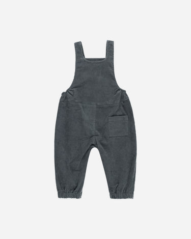 Quincy Mae Indigo Corduroy Overalls back