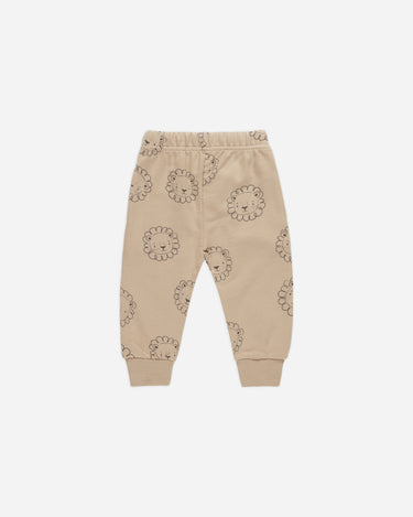 Quincy Mae Lion Relaxed Fleece Sweatpants back