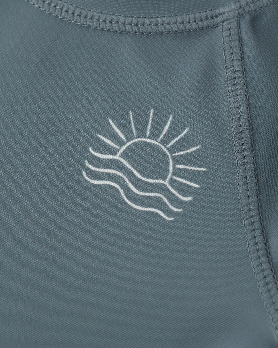 Quincy Mae Ocean Rash Guard Top detail