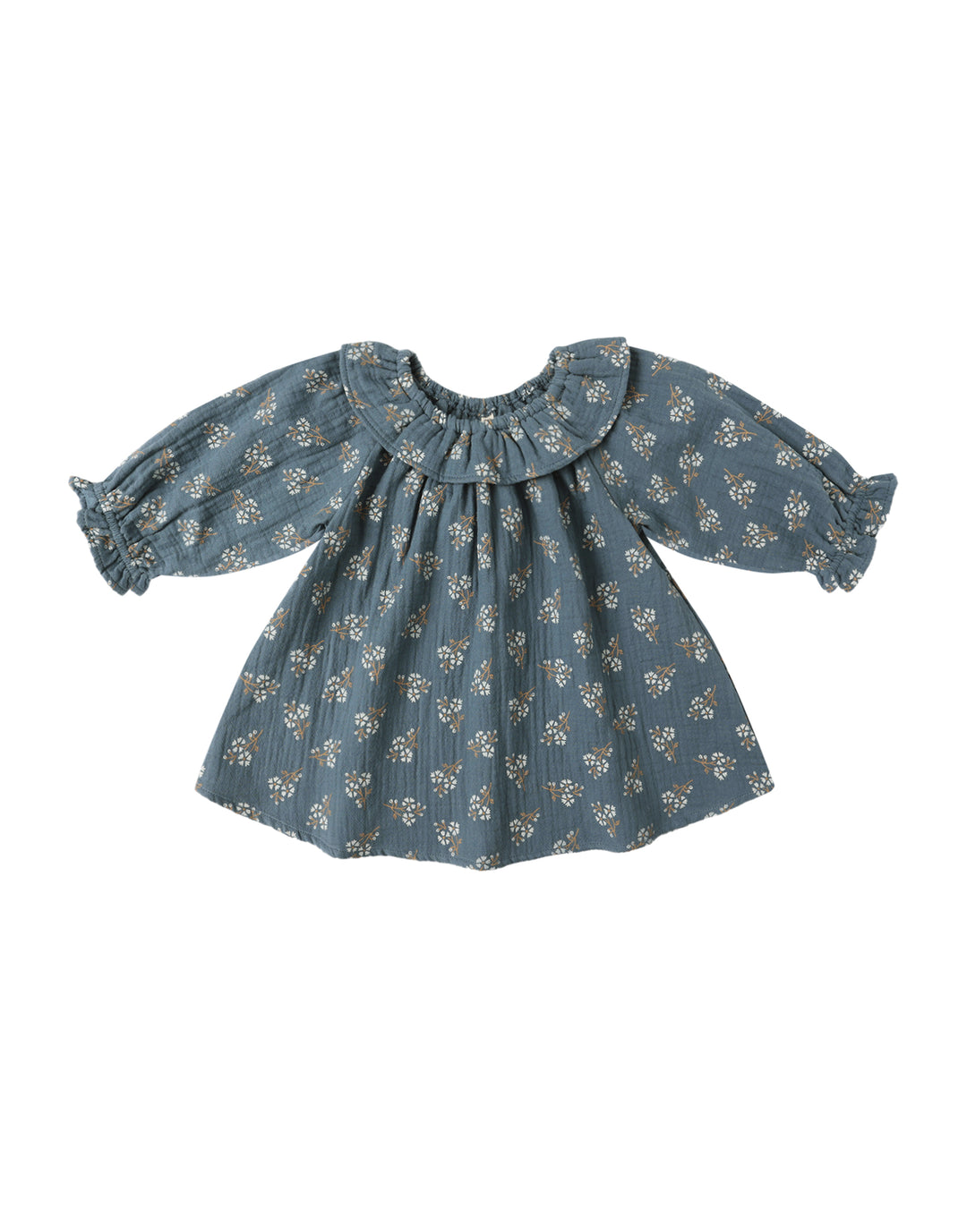 Quincy Mae Blue Floral Isla Dress
