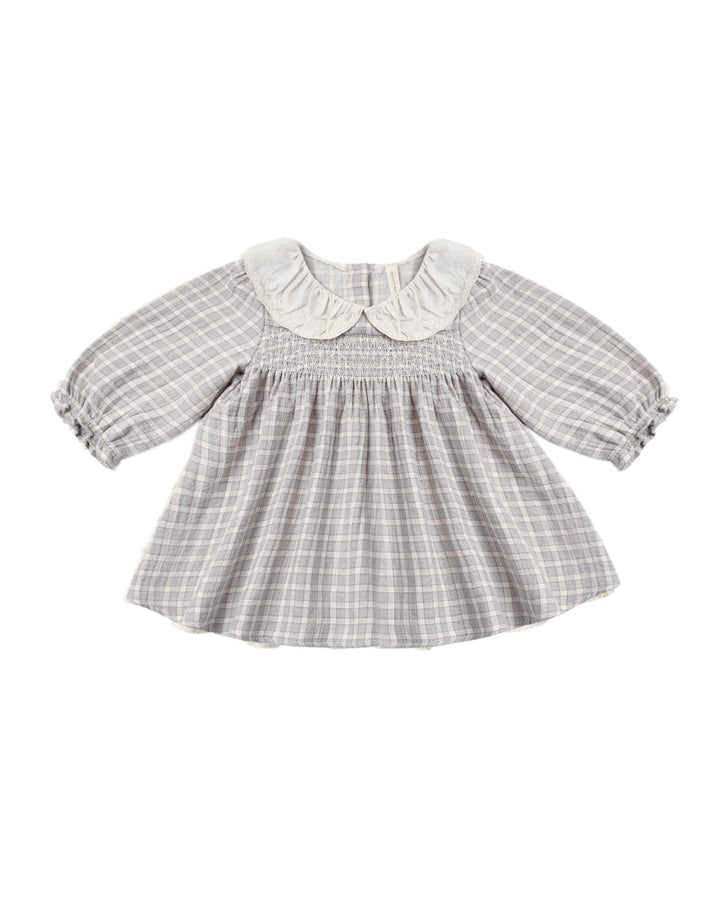Quincy Mae Callie Blue Gingham Dress