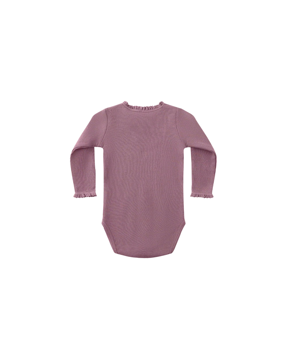 Quincy Mae Mulberry Waffle Bodysuit back