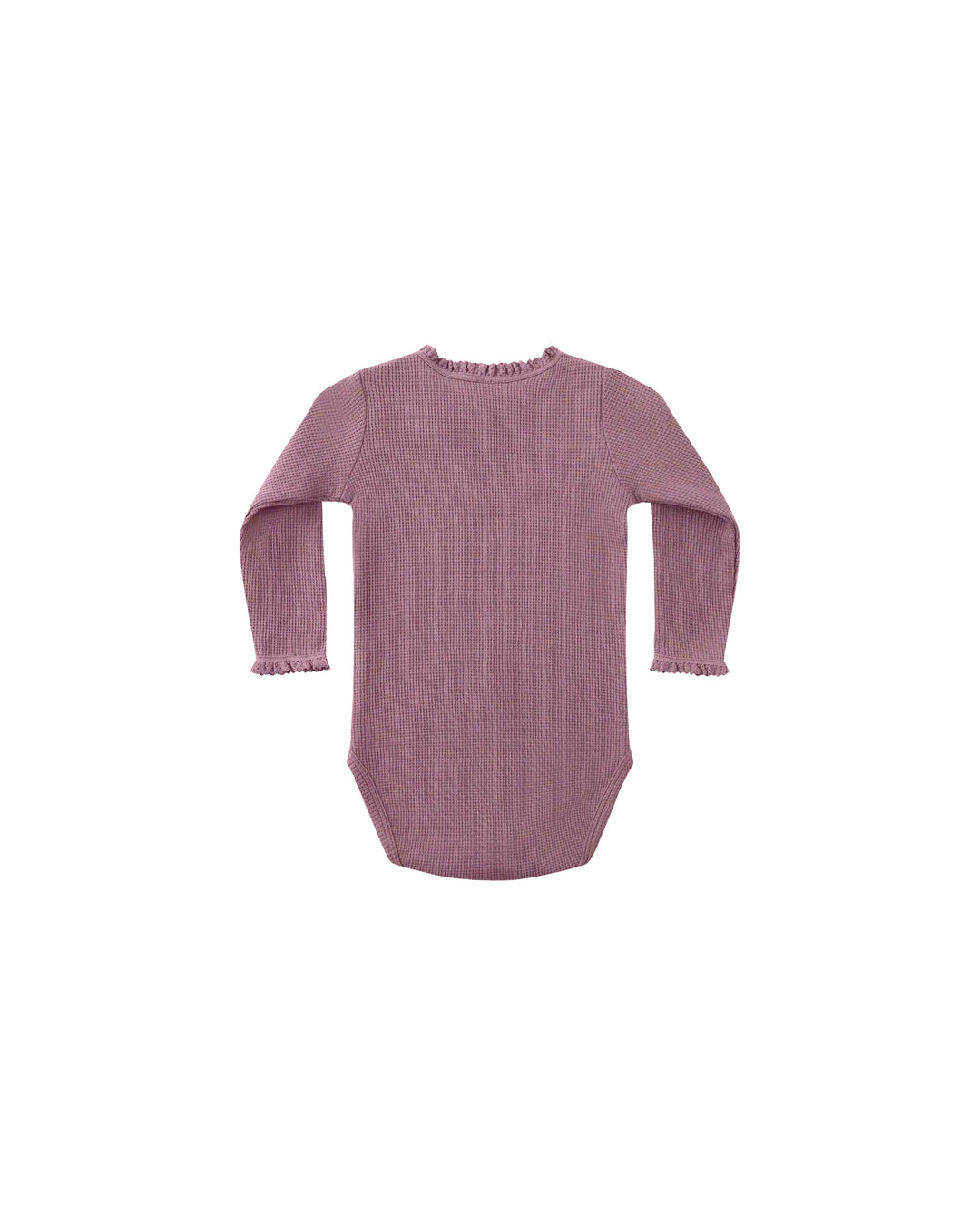 Quincy Mae Mulberry Waffle Bodysuit back