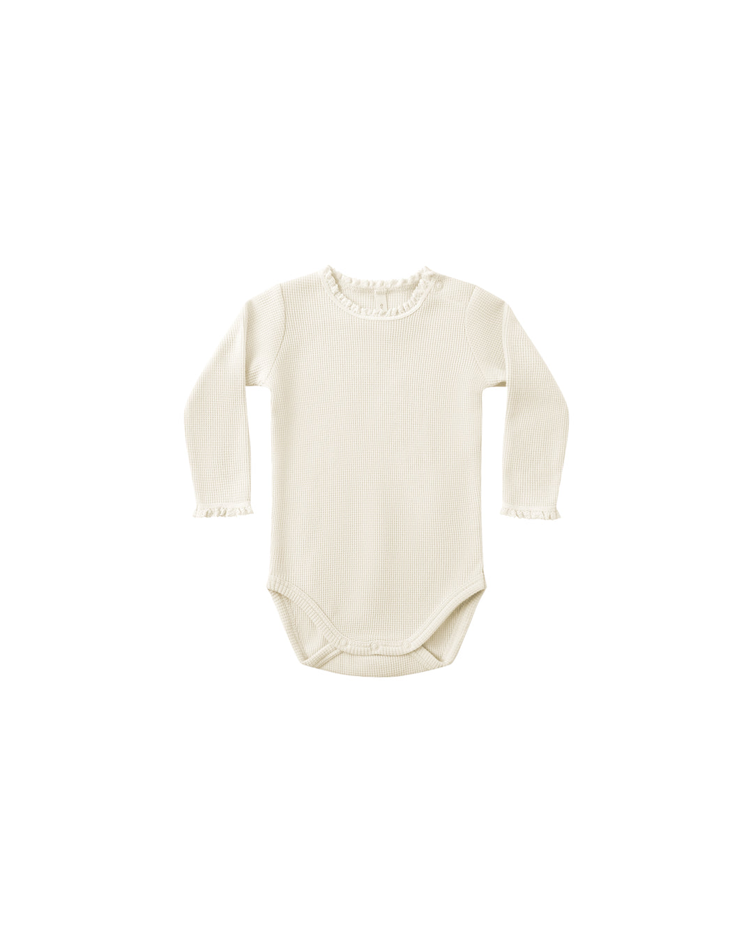 Quincy Mae Natural Waffle Bodysuit