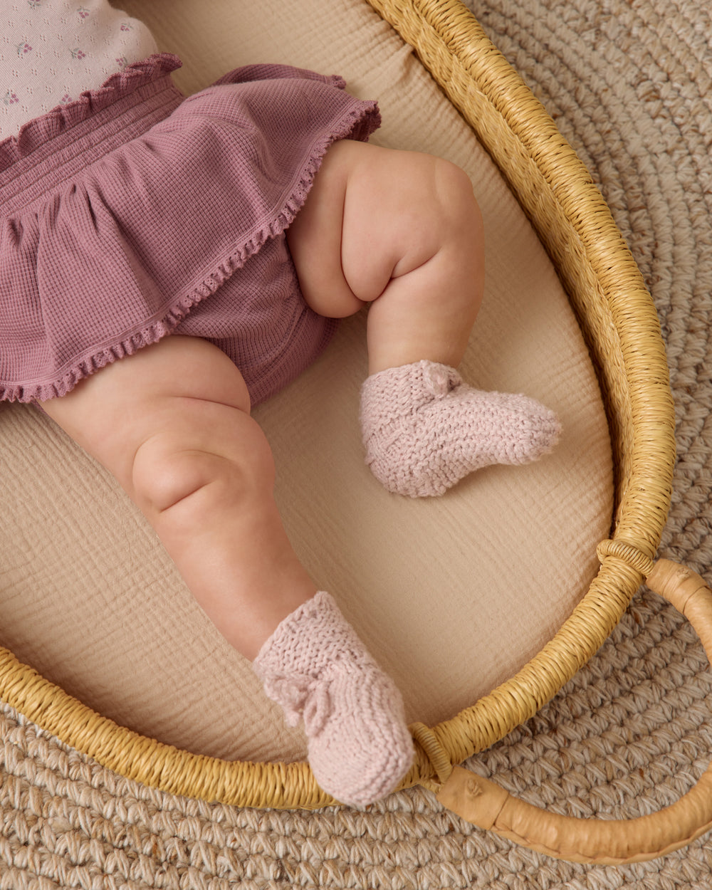 Quincy Mae Mulberry Skirted Bloomers model