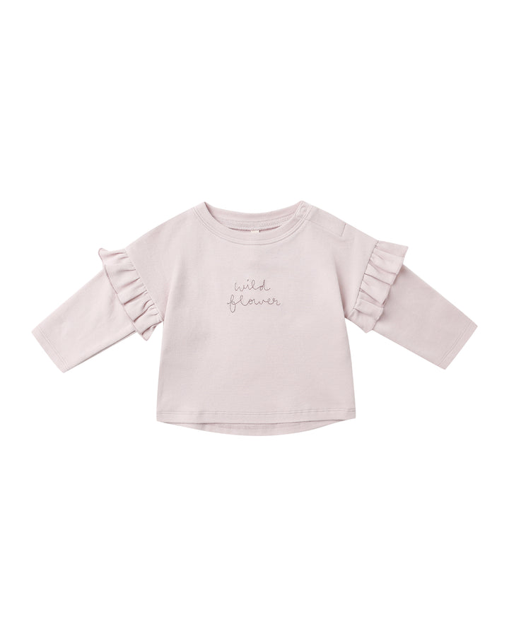 Quincy Mae Wild Flower Ruffle Tee