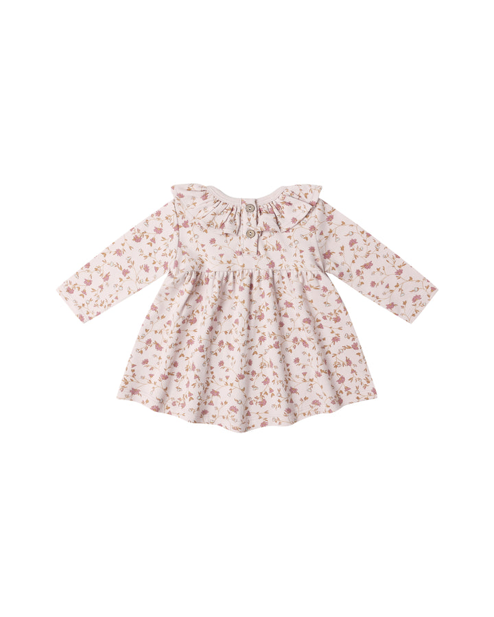 Quincy Mae Garden Ruffle Collar Dress back