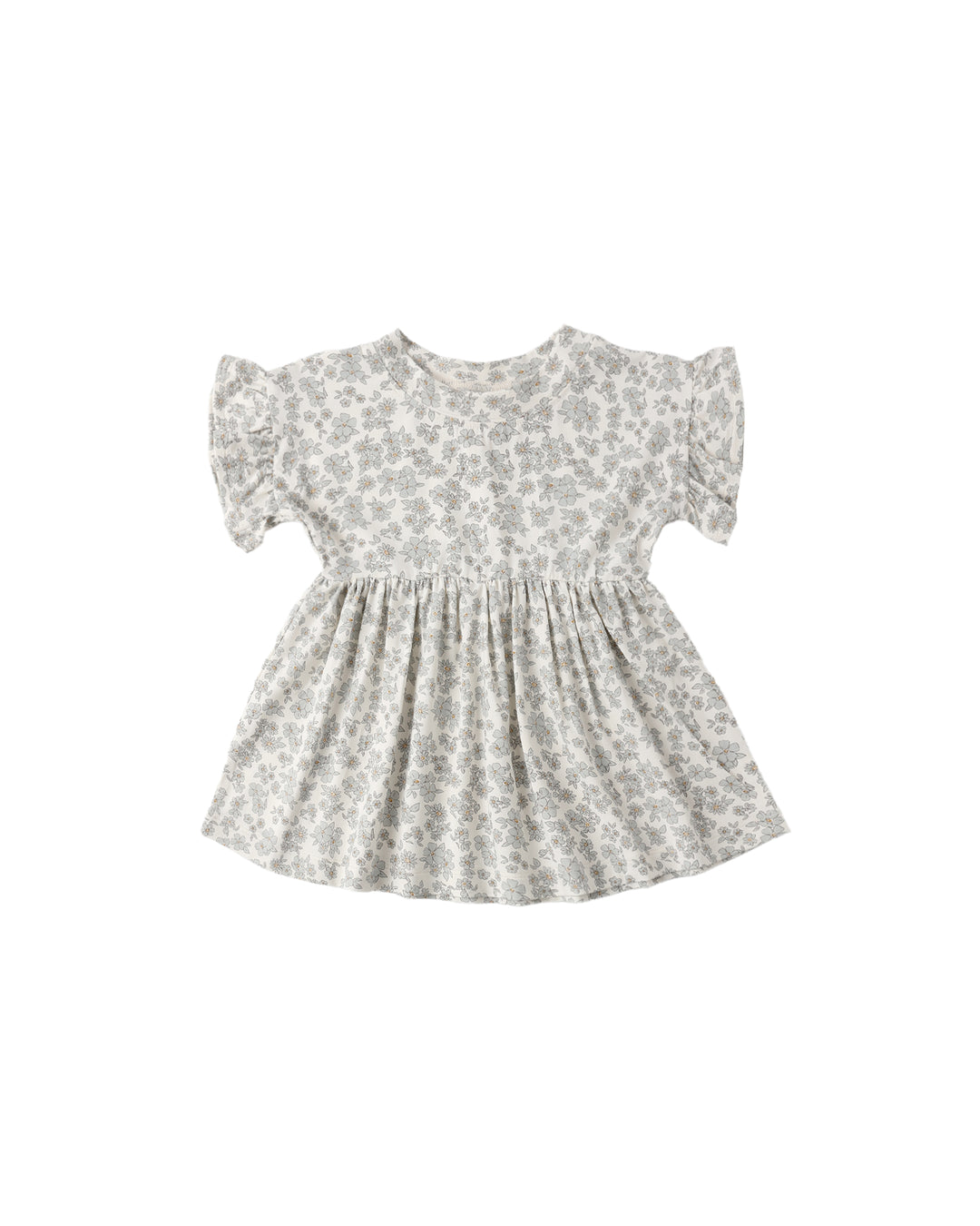 Quincy Mae Blue Floral Bamboo Dress