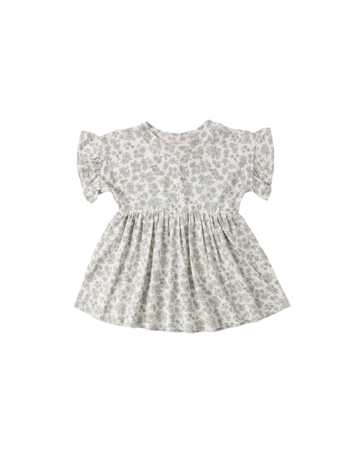 Quincy Mae Blue Floral Bamboo Dress