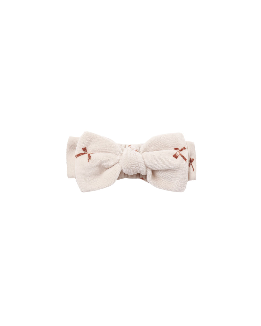 Quincy Mae Red Bow Velour Headband