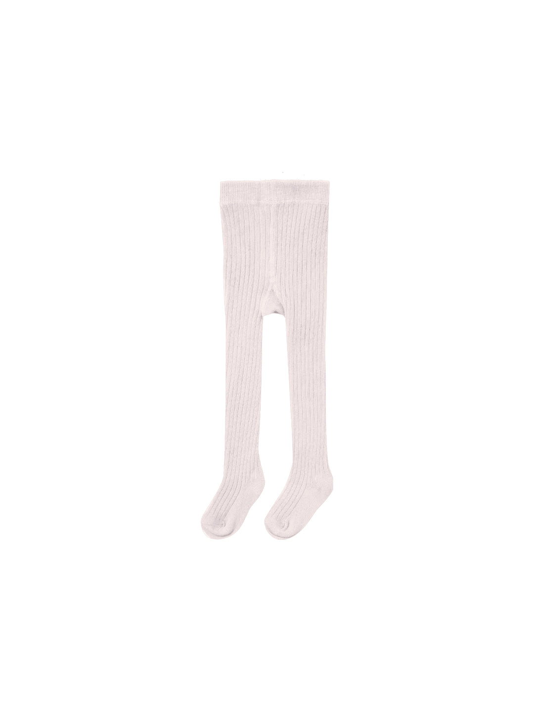 Quincy Mae Ribbed Tights in Lilac