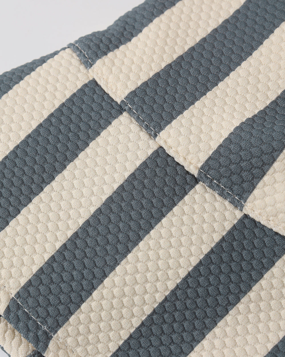 Quincy Mae Ocean Stripe Retro Bucket Hat detail