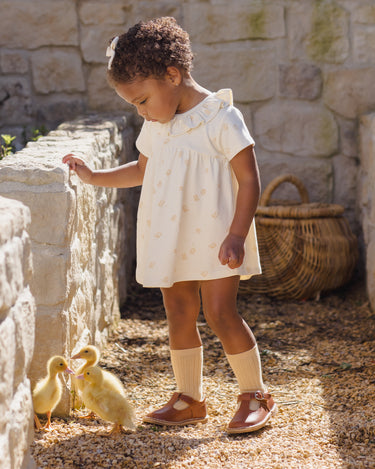 Quincy Mae Chicks Dress model outside