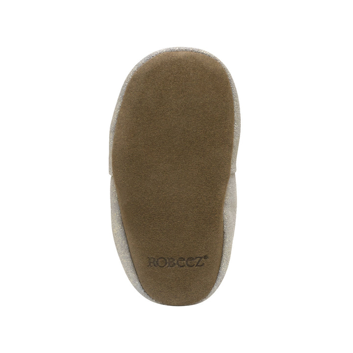 Robeez Pretty Pearl Soft Soles In Gold sole