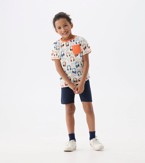 Hatley Headphones Tee model