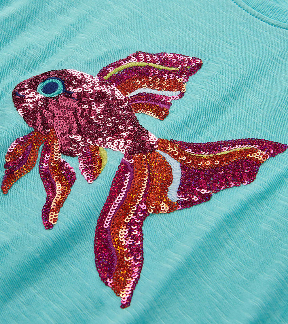 Hatley Tropical Fish Tee detail