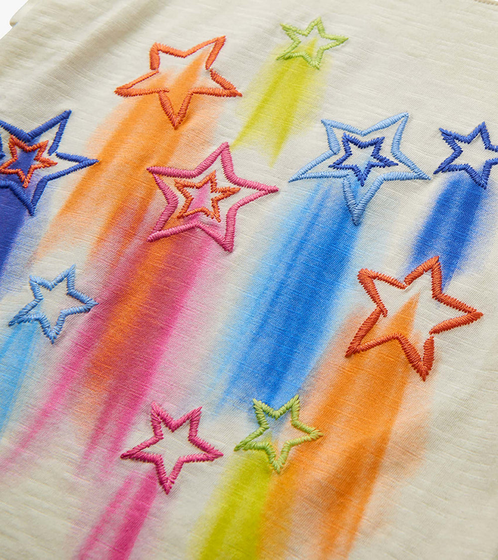 Hatley Falling Stars Graphic Tee detail