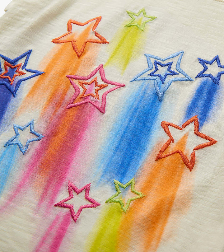 Hatley Falling Stars Graphic Tee detail