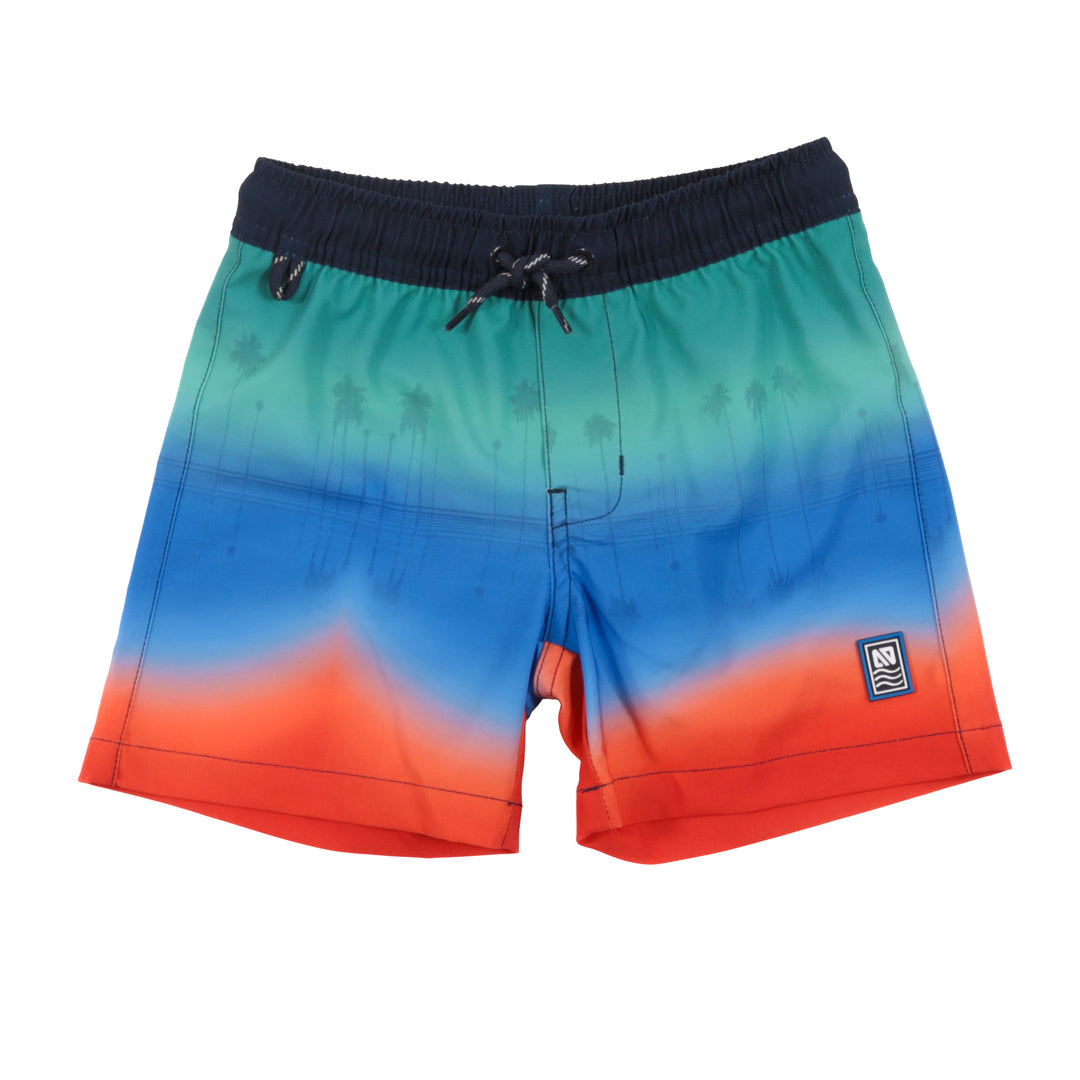 Noruk Dip Dye Palms Swim Trunks