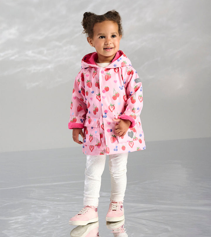 Hatley Summer Berries Raincoat model