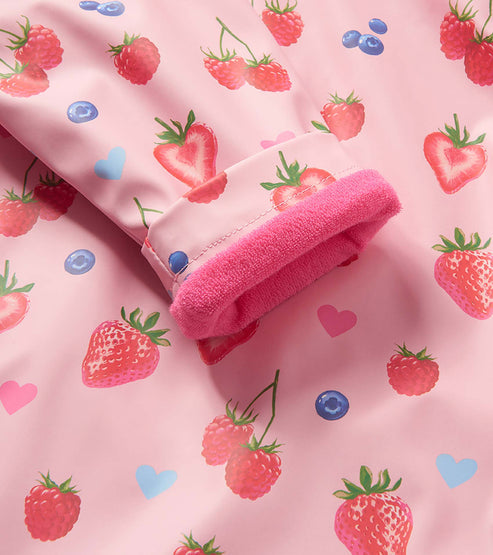 Hatley Summer Berries Raincoat cuff