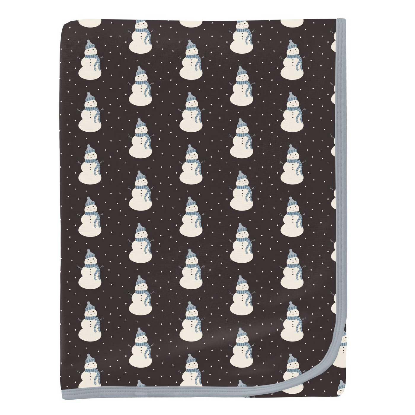 Tiny Snowman Swaddle in Midnight