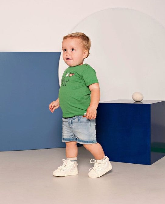 Joggs Baby Shorts in Light Blue Denim