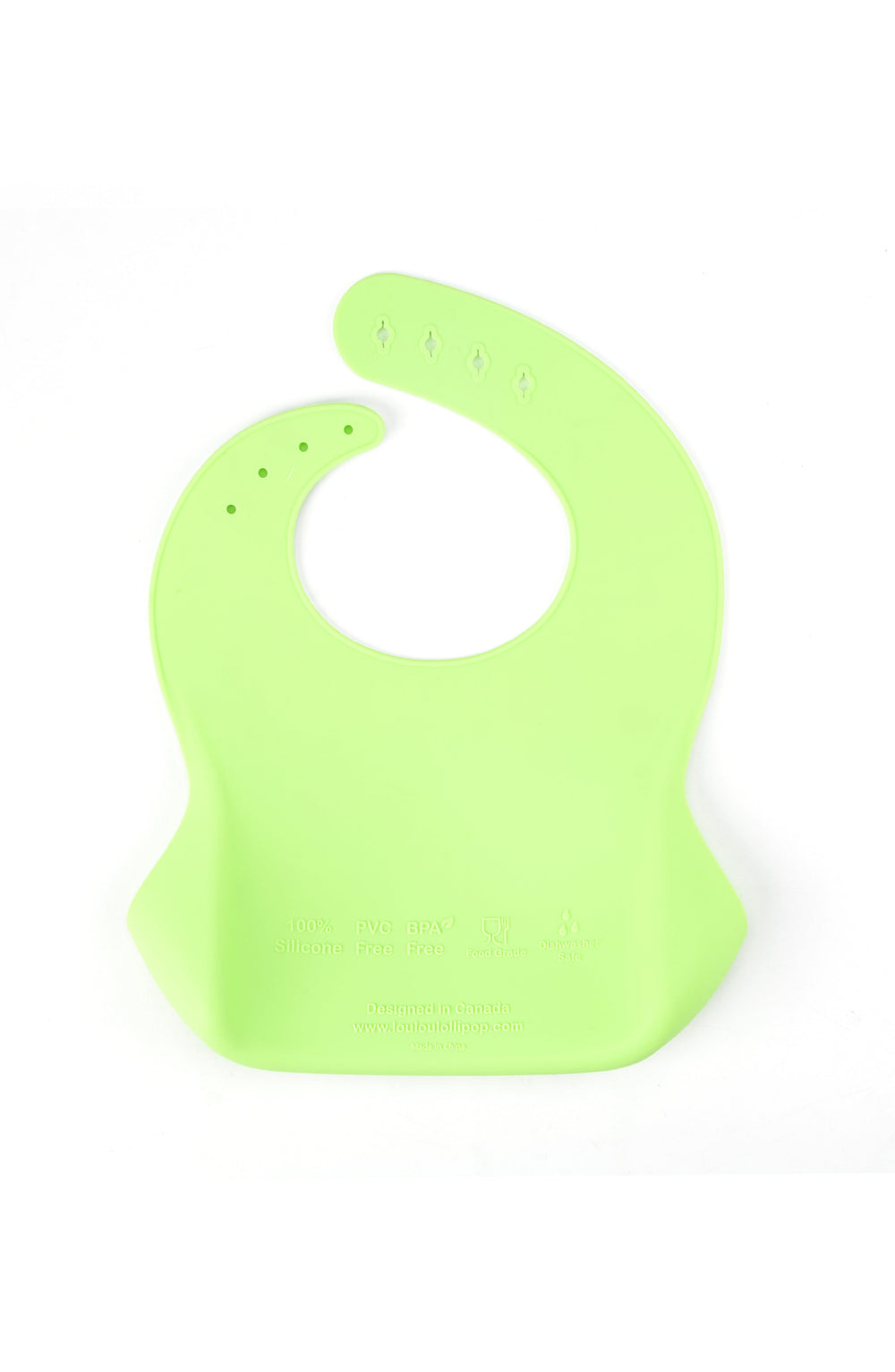 Loulou Lollipop Eric Carlyle Silicone Bib Hungry Caterpillar back