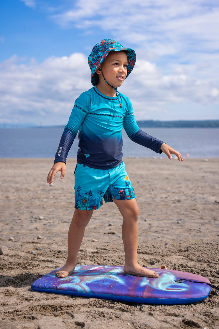 Noruk Pool Party Swim Trunks model