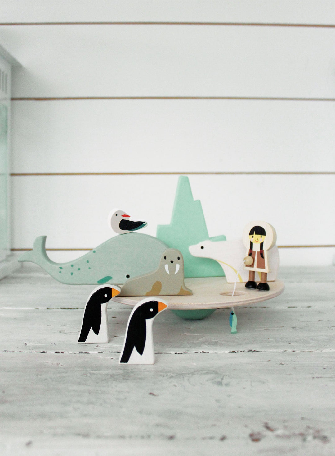 Tender Leaf Toys Balancing Polar Circle lifestyle