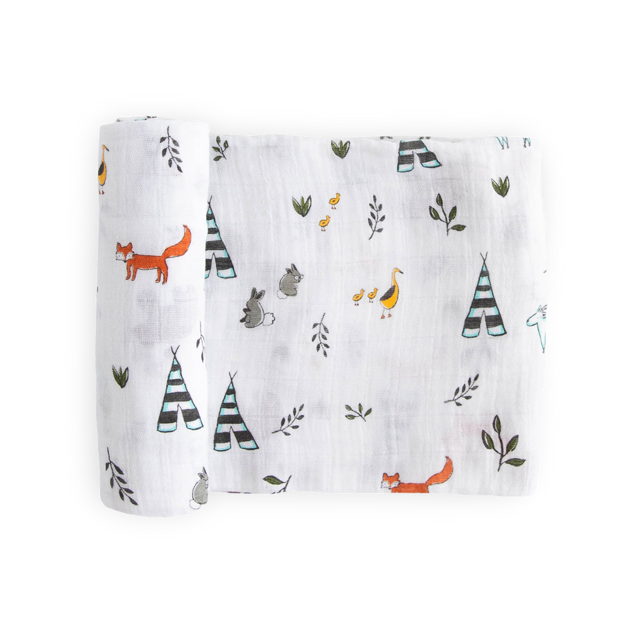 Little Unicorn Forest Friends Swaddle