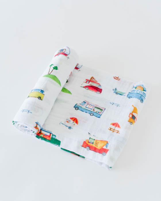Little Unicorn Food Truck Swaddle