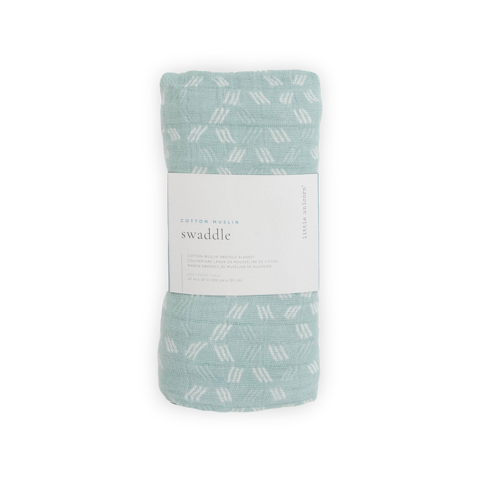 Little Unicorn Misty Field Swaddle package